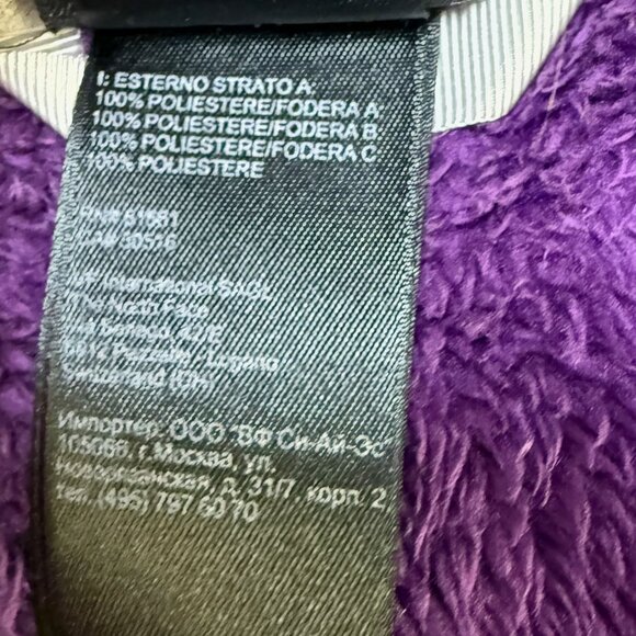 The North Face Osito Fleece Jacket Women’s Medium Purple EUC - Picture 7 of 11